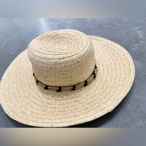 Kallina straw wide brim hat